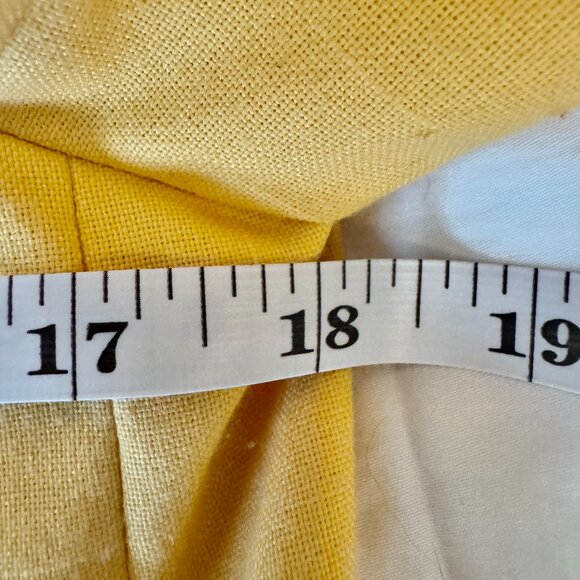 Vintage 90s Yellow and Navy Blazer - Picture 10 of 12